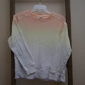 Ombre sweatshirt; Size XS; oversized